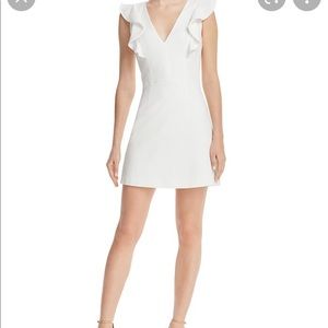 French Connection Whisper Ruffle Minidress